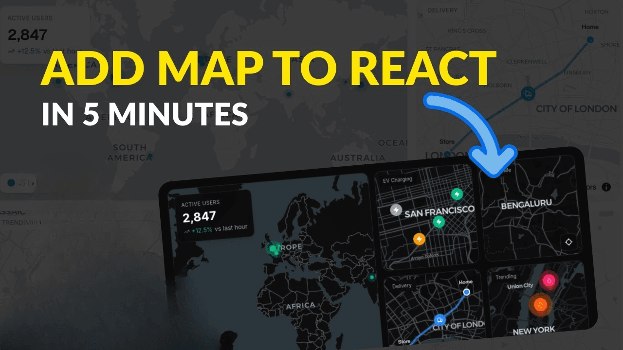 Add Interactive Maps to React Easily